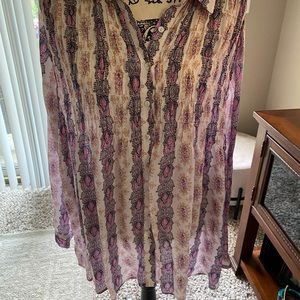 Iane & Delancey multi color blouse